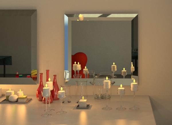 candlestick - tris di candelieri in vetro