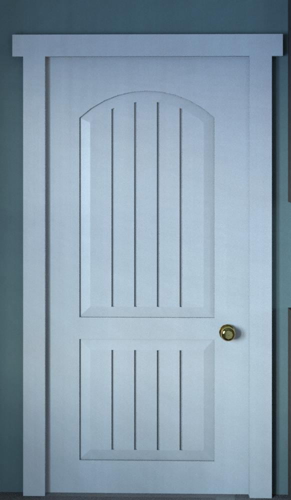 2 panel eyebrow door 36"x80"