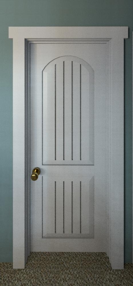 2 panel eyebrow door 30"x80"