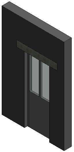 UOT - Kamel - Door - Panal with glass