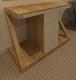 Z Oak Console table & Drawers
