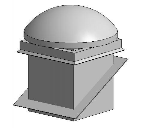 Fan - Rooftop Ventilation On Sloped Roof