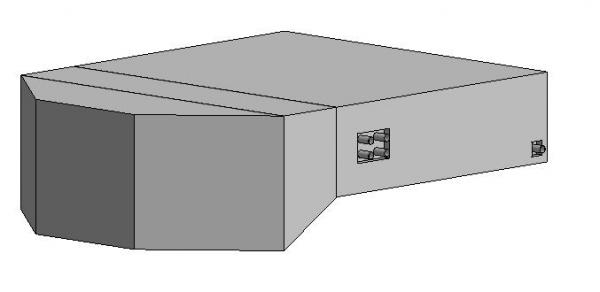 Fan Coil Unit (With 3 Spigots, Without Plenum Box) - Generic
