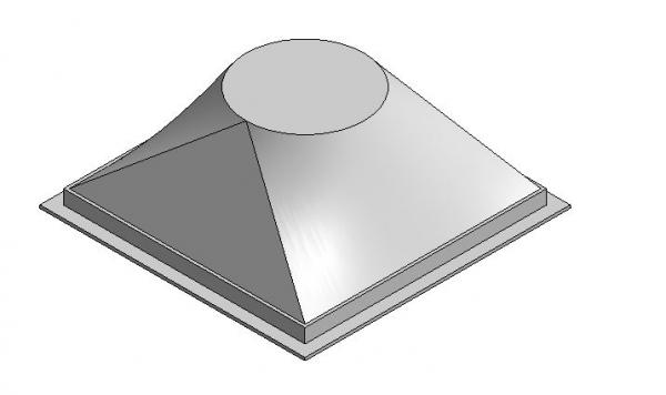 Exhaust Air Grille 45° Blades With 1 Spigot (Horizontal)