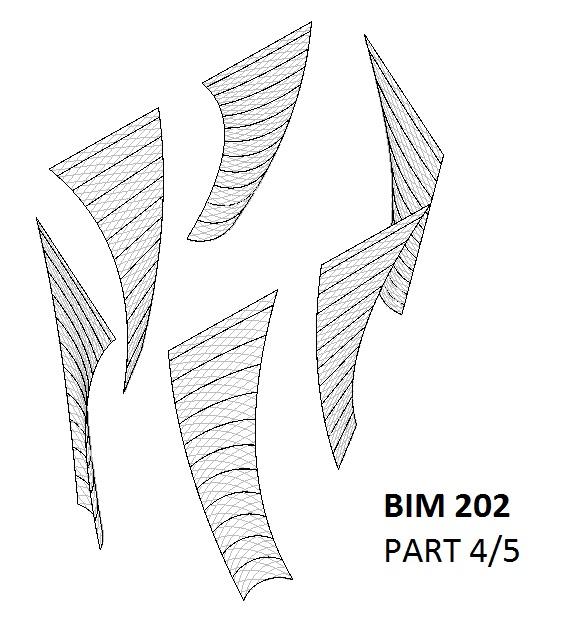 Twisting Building Glass Wall (4) BIM 202
