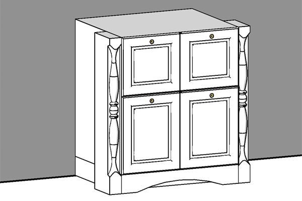 Base Cabinet four