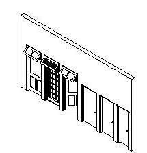 All in one Single Leaf Door