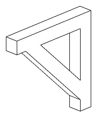 Simple square-profile parametric bracket