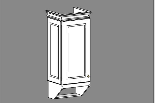 upper cabinet single door left