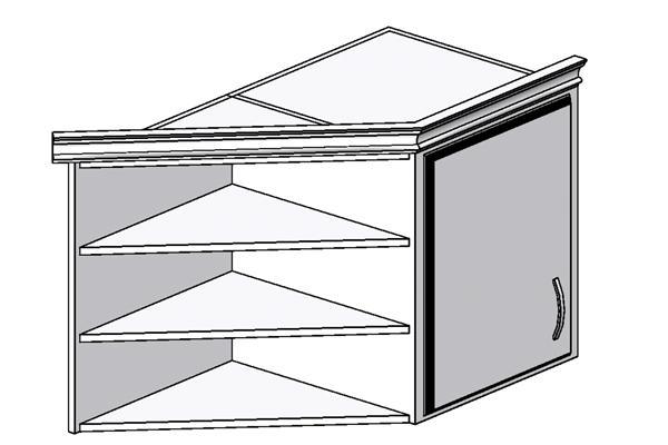 painted overhead cab with side rack