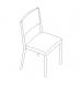Chair - simple curve back