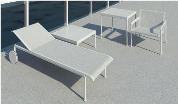 Outdoor Furniture Set Recliner
