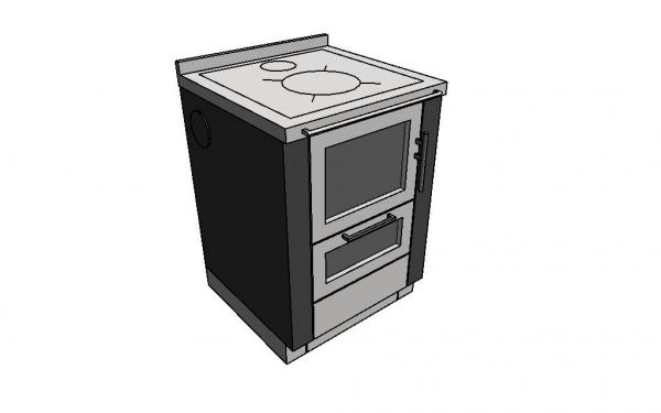 Wood Burning Kitchen Stove Pertinger Ökoalpin 60BU