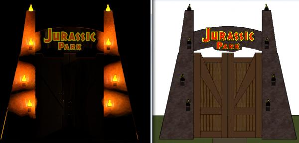 Jurassic Park Gate