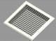 square grill ceiling vent