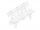 Enzo Mari Bench Panca 1123 S