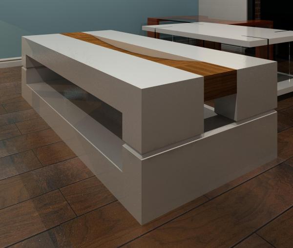 White Modern Coffee Table