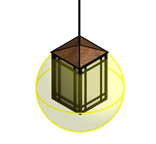 Non-Parametric Japanese Tatami Pendant Light