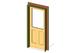 Ext-Single-Half Glass-Colonial Reg Casing Door