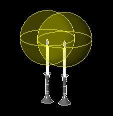 Shabbat/Dinner Candles