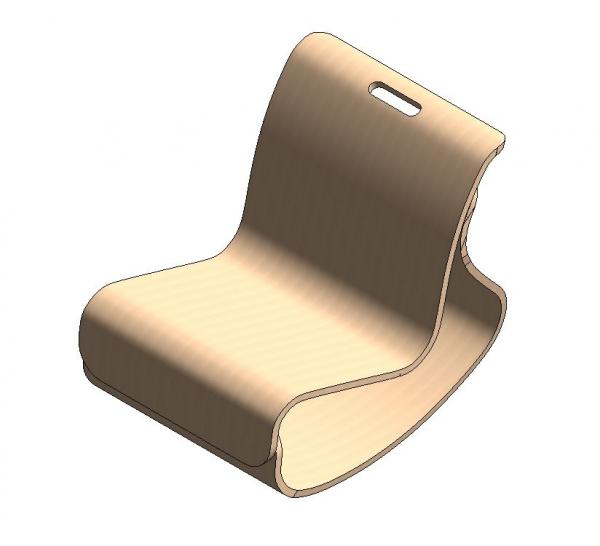 IglooPlay Plywood Child's Rocker