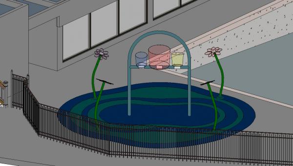 Water Park Feature Dumping Bucket