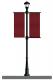 Light Pole with Banner LED