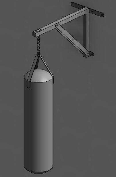Boxing Bag and Bracket