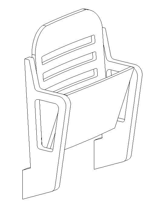 stadium seat- non parametric