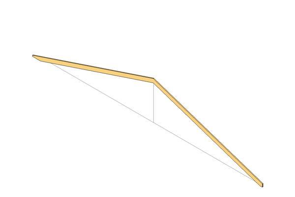 Roof Rafters-Gable-2 Cut-Plumb-adjustable overhang