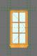 Casement window 1x3 NO Trim
