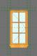 Casement window 1x3 NO Trim