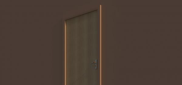 Door with handle