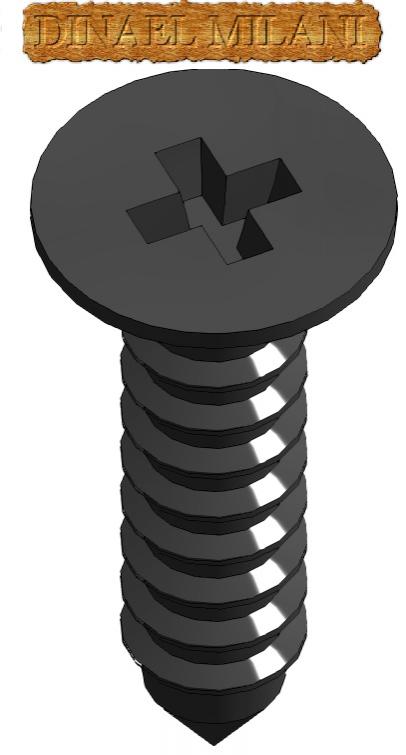 PARAFUSO AUTO-ATARRAXANTE CABEÇA CHATA PHILLIPS