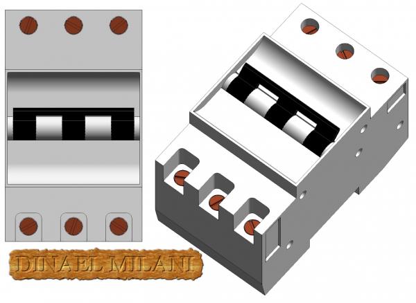 Disjuntor Tripolar 5SX1