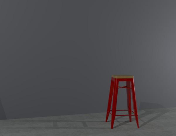 Tolix - Bar stool metalico