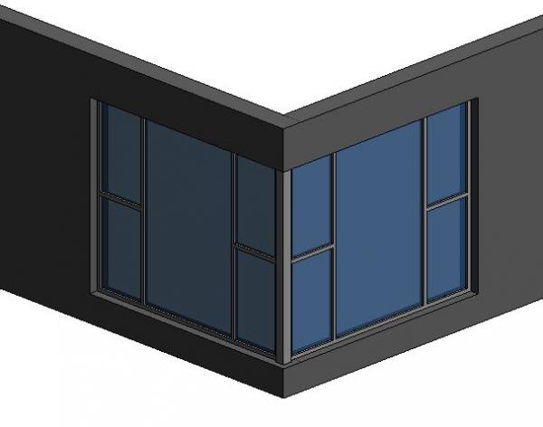 Corner Window With Fixed Panels