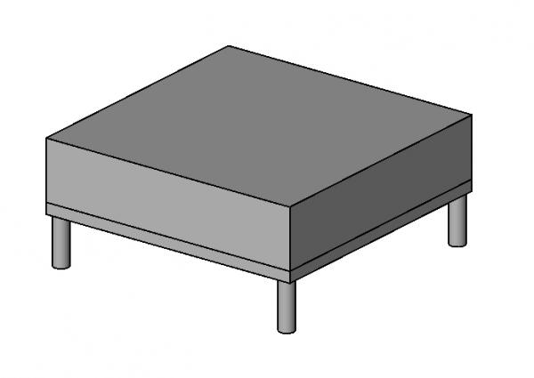 Outdoor Modular Furniture - Corner Ottoman