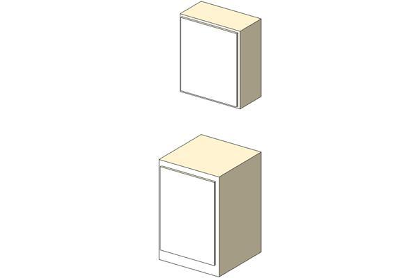 MrGGs Metric Cabinet 2 W60 D60 H210