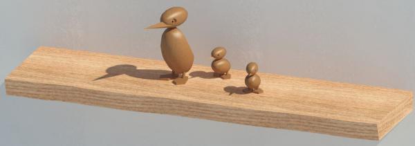 Hans Bølling - Architectmade duckling in wood (Figure/Sculpture/Model/Decoration