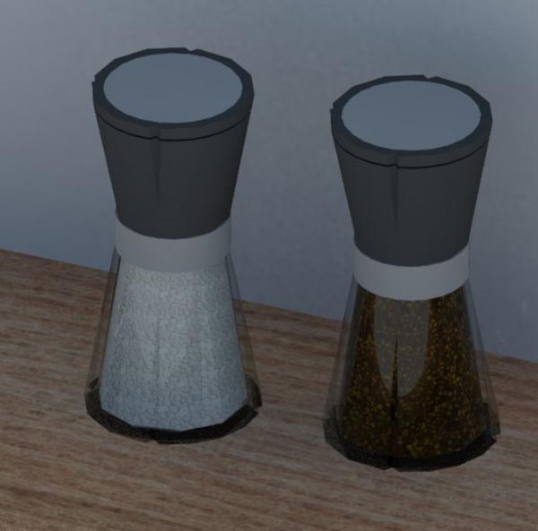 Salt and pepper grinders from Rosendahl
