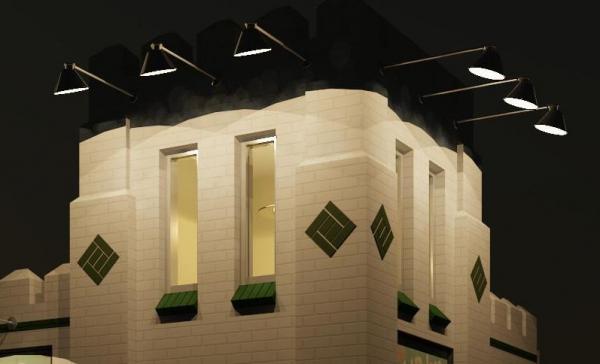 Custom Wall-Mount Wall-Wash Light Fixture