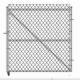 Chan Link Dumpster Gate