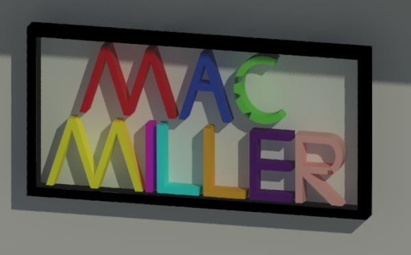 Mac Miller Sign