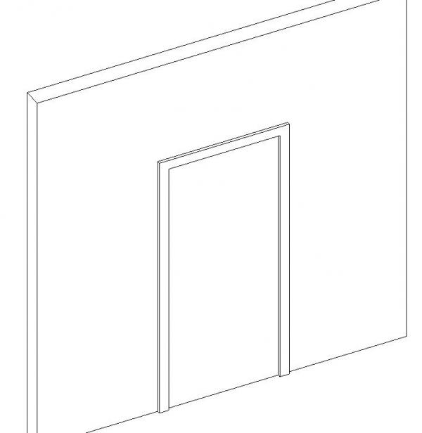 Single Flush Door with Adjustable swing