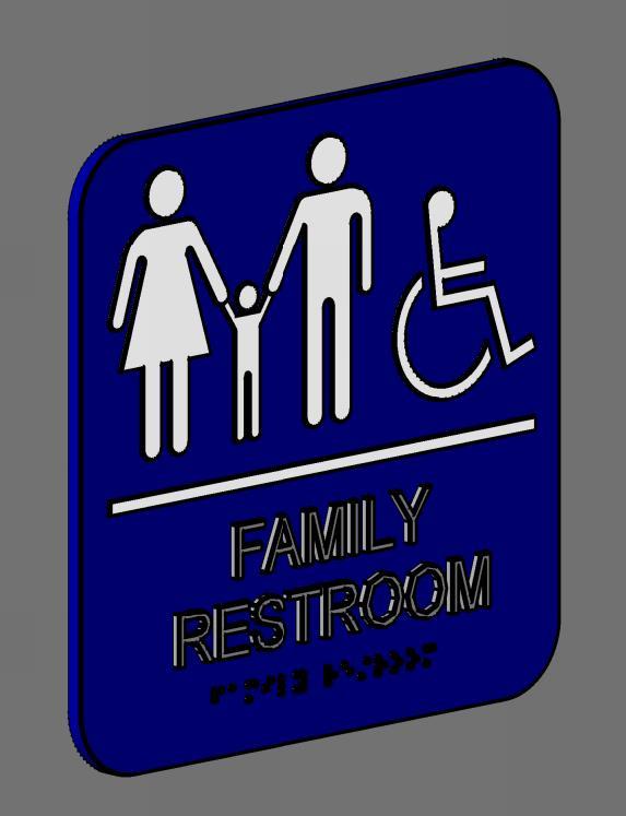 ADA Family Restroom Signage