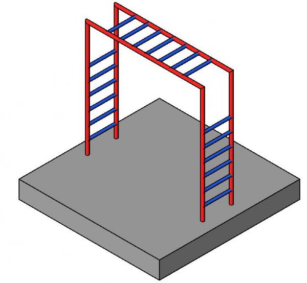 Escada Horizontal - Monkey Bars