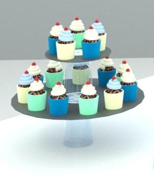 Suporte para doces - Cupcake stand