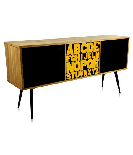 3 DOOR STORAGE CONSOLE