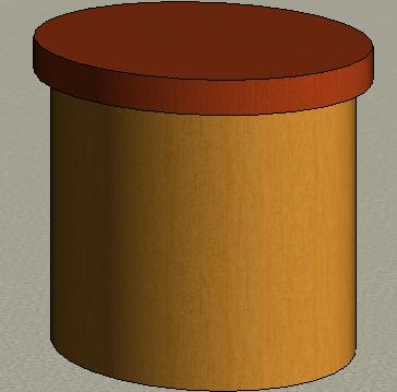 Coffee Table Small Round Parametric-Metric